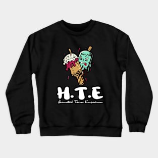 Halloween Kawaii Zombie Ice Cream And Popsicle Haunted Terror Emporium Apparel Crewneck Sweatshirt